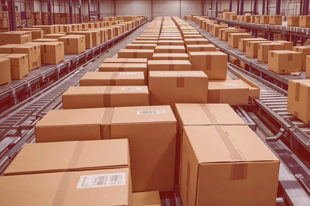 kartony na taśmie - usługi logistyczne